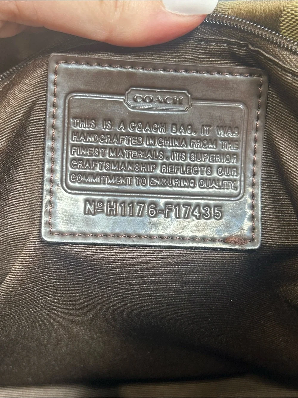 Coach classic shoulder